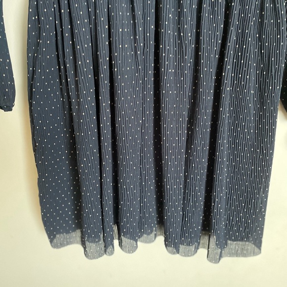 Pepe Jeans Polka Dot Long Sleeve Dress - Size S - Picture 4 of 12